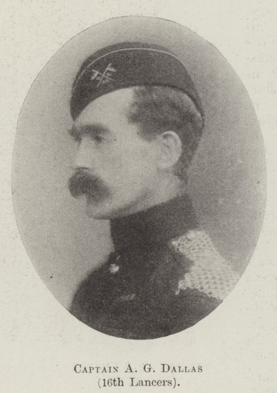 Captain A G Dallas, 16th Lancers by English Photographer