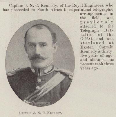 Captain J N C Kennedy by English Photographer