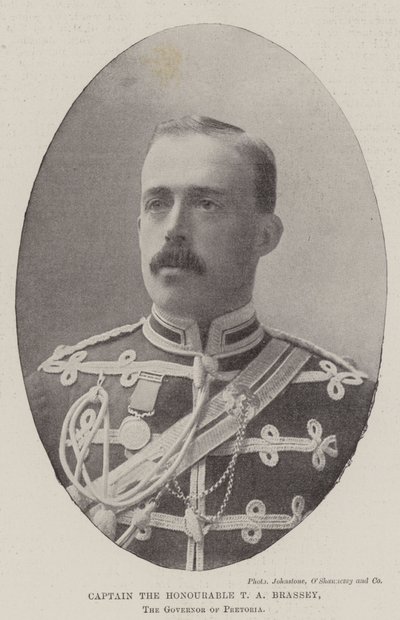 Captain the Honourable T A Brassey, the Governor of Pretoria by English Photographer