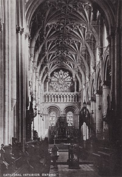 Cathedral Interior, Oxford by English Photographer