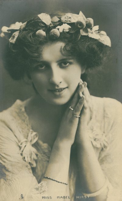 Celebrities of the Stage: Miss Mabel Hirst, c.1903-08 by English Photographer