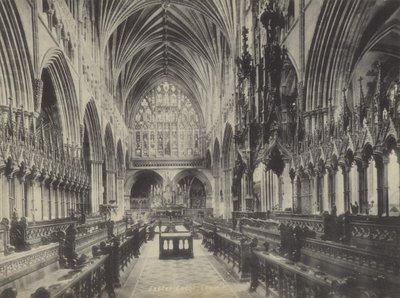 Choir, Exeter Cathedral, Devon by English Photographer
