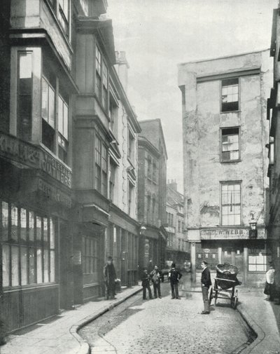 Cloth Fair, a Quaint Bit of Old London by English Photographer