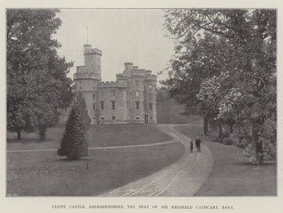 Cluny Castle, Aberdeenshire, the Seat of Sir Reginald Cathcart, Baronet by English Photographer