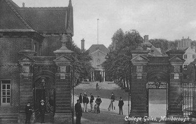College Gates, Marlborough College, Wiltshire by English Photographer