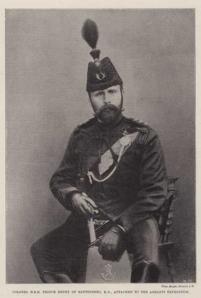 Colonel HRH Prince Henry of Battenberg, KG, attached to the Ashanti Expedition by English Photographer