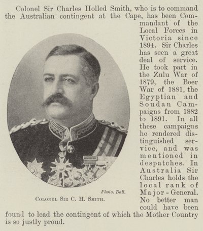 Colonel Sir C H Smith by English Photographer