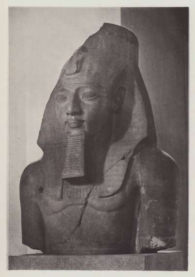 Colossal Head of Rameses II by English Photographer