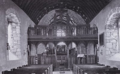 Cornwall: The Screen, St Crantock Church by English Photographer