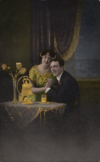Couple Drinking Together by English Photographer