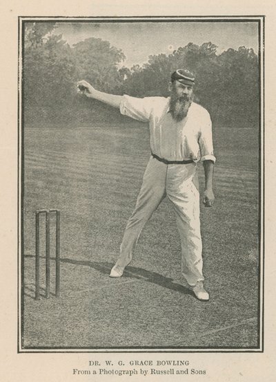 Cricketer Dr. W. G. Grace by English Photographer