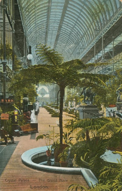 Crystal Palace, The Grand Nave, London by English Photographer