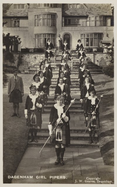 Dagenham Girl Pipers, Essex by English Photographer