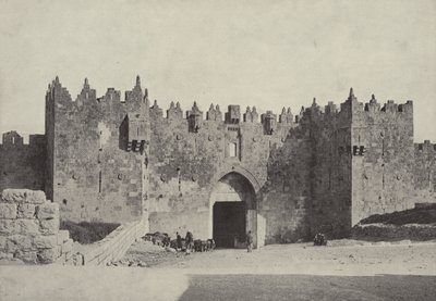 Damascus Gate, opening towards Nazareth by English Photographer