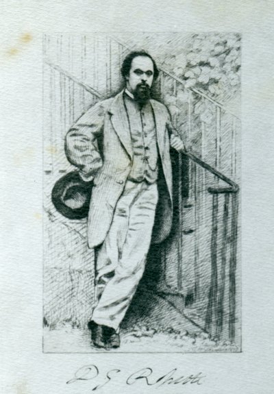 Dante Gabriel Rossetti (1828-82) by English Photographer