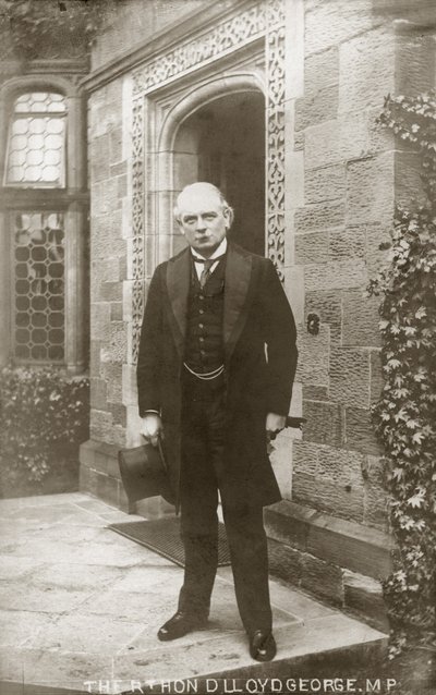 David Lloyd George, Welsh Liberal politician by English Photographer
