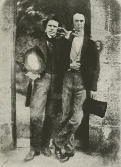 David Octavius Hill and W B Johnstone, a director of the Scottish National Gallery by English Photographer