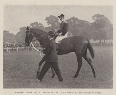 Diamond Jubilee, the winner of the St Leger, owned by the Prince of Wales by English Photographer