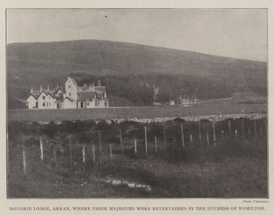 Dougrie Lodge, Arran, where Their Majesties were entertained by the Duchess of Hamilton by English Photographer