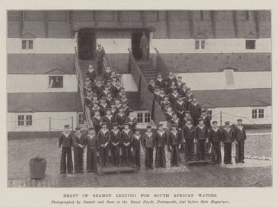 Draft of Seamen Leaving for South African Waters by English Photographer