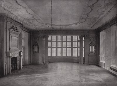 Drawing-Room, looking into Bay, Ashorne Hill House, near Leamington, England by English Photographer
