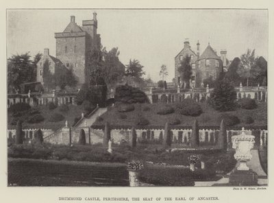 Drummond Castle, Perthshire, the Seat of the Earl of Ancaster by English Photographer