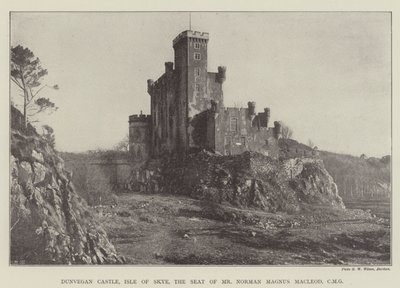 Dunvegan Castle, Isle of Skye, the Seat of Mr. Norman Magnus Macleod, CMG by English Photographer