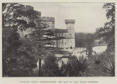 Eastnor Castle, Herefordshire, the Seat of Lady Henry Somerset by English Photographer