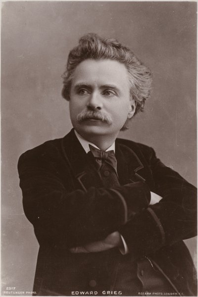 Edvard Grieg by English Photographer
