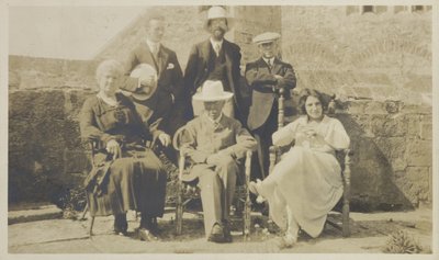 Edward Hudson and Friends, Lindisfarne, c.1918 by English Photographer