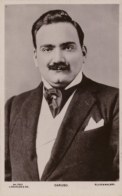 Enrico Caruso by English Photographer