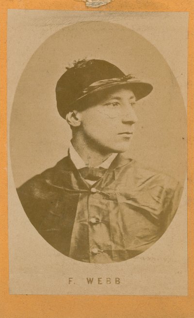 F Webb, jockey by English Photographer