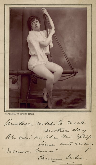 Fannie Leslie, actress by English Photographer