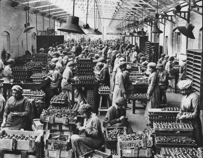 Female war-workers, WW1 by English Photographer
