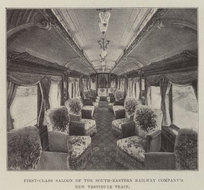 First-Class Saloon of the South-Eastern Railway Company