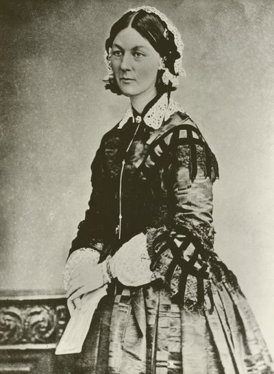 Florence Nightingale, British nursing pioneer by English Photographer