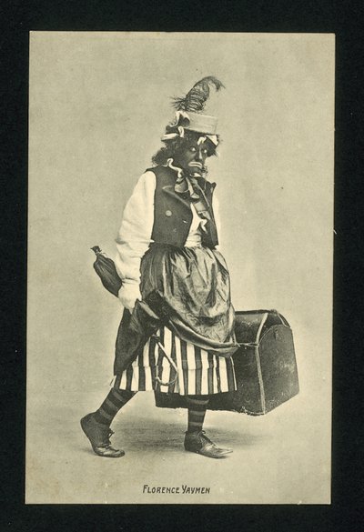 Florence Yaymen, English Music Hall Comedienne and Dancer by English Photographer