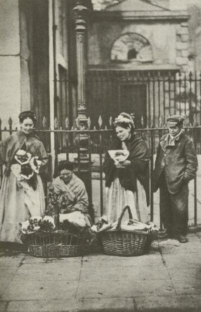 Flower sellers, Covent Garden, London by English Photographer