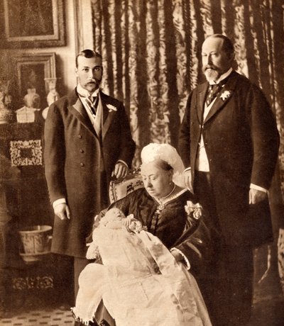 Four Generations of the English Royal Family by English Photographer