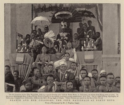 France and Her Colonies, the Fete Nationale at Porto Novo by English Photographer
