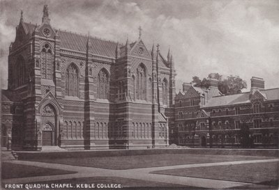 Front Quadrangle and Chapel, Keble College by English Photographer