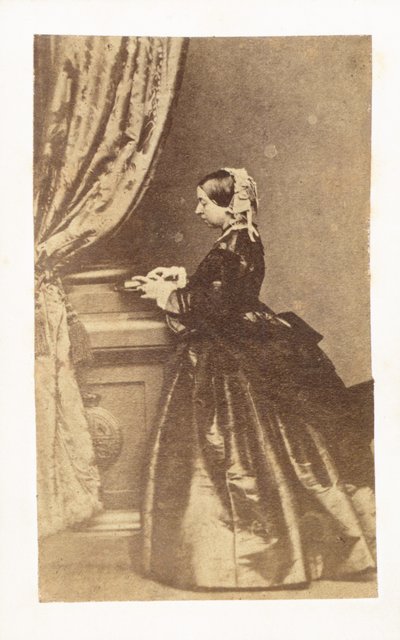 Full-length portrait of Queen Victoria by English Photographer