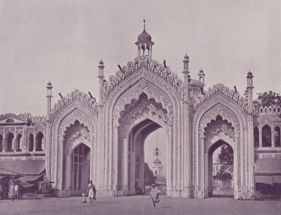 Gateway Husainabad Bazaar, Lucknow by English Photographer