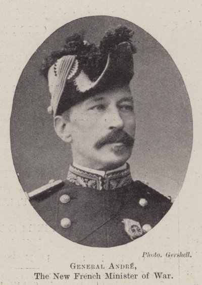 General Andre, the New French Minister of War by English Photographer