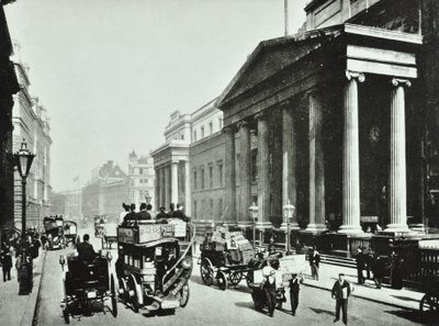 General Post Office, Saint Martins-le-Grand, City of London, 1890 by English Photographer