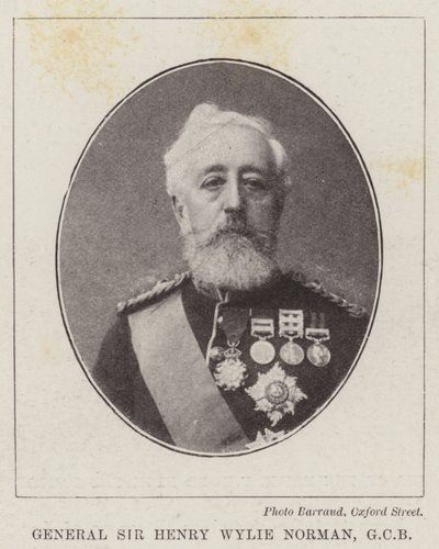 General Sir Henry Wylie Norman, GCB by English Photographer