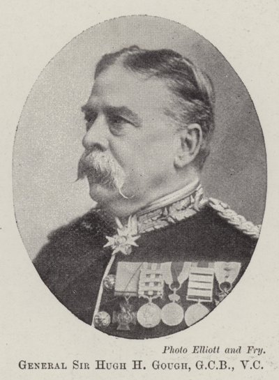 General Sir Hugh H Gough, GCB, VC by English Photographer