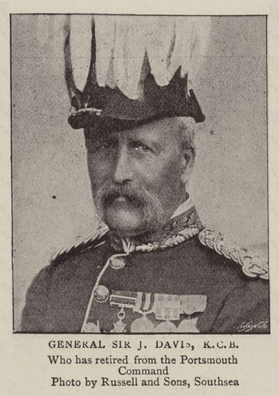 General Sir J Davis, KCB by English Photographer