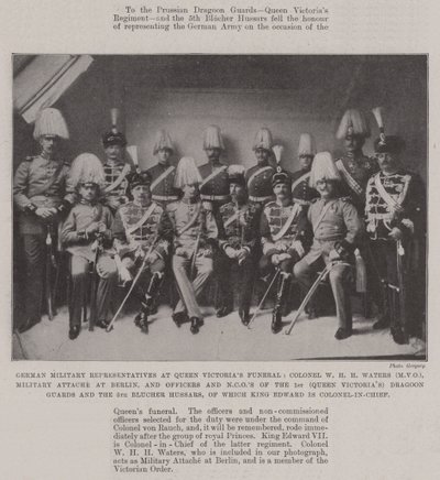 German Military Representatives at Queen Victoria