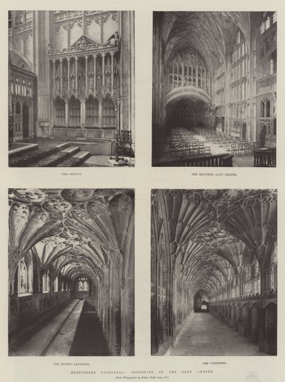Gloucester Cathedral, Reopening of the Lady Chapel by English Photographer